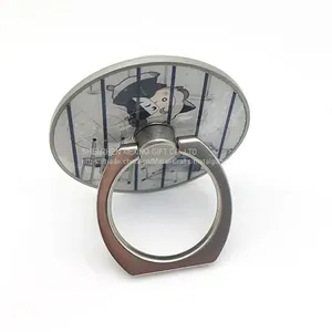Removable Glue 360 Rotation Zinc Alloy Stand Ring Holder for Mobile thumbnail-2