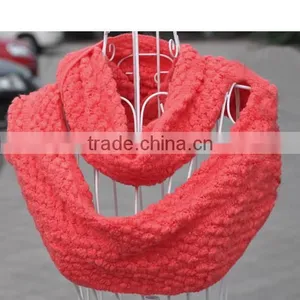 Women's Knit Neck Cowl Wrap Warmers Scarf Flexible Scarf 3455 thumbnail-1