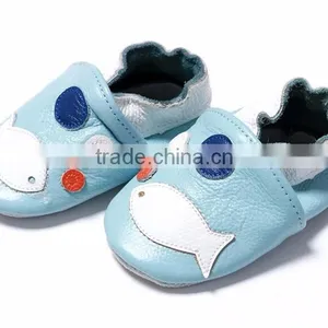 Wholesale Top Selling Genuine Cow Leather Different Pattern Baby Shoes thumbnail-4