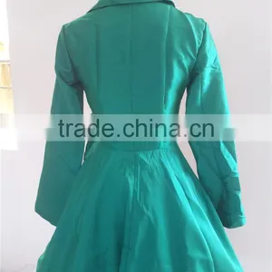 New 40s 50s Lady Wiggle Vintage Retro Style Rockabilly Dress Jive Rockabilly Dress Long Sleeve Dress Special Occasion Dresses thumbnail-3