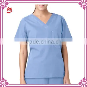 Fashion Design Comfortable Medical Nurse Scrubs Uniforms Designs Wholesale thumbnail-1