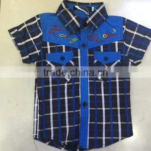 2015 Children's New Design Casual Boy Summer Shirt thumbnail-1
