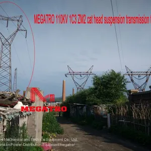 MEGATRO 110KV 1C3 ZM2 Cat Head Suspension Transmission Tower thumbnail-2