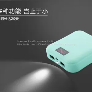 New Online Creative Powerbank Slim Led Light Innovation Power Bank thumbnail-2