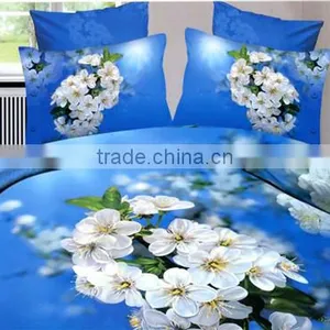 Luxury 100% Polyester 3D Reactive Printed Home Bedding Set thumbnail-1