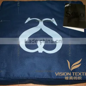 Embroidered Microfiber Bathrobe With Bag thumbnail-1