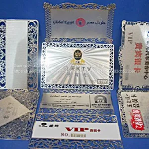 New York High Grade Metal Card VIP Card Business Card Membership Card Creative Card Special Shaped Card Production thumbnail-1
