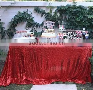 Wedding Blush Champagne Sequin Table Cloth thumbnail-4