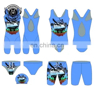 Wholesale Custom High Quality Nylon Spandex Swimming Wear thumbnail-3