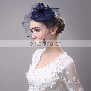 Feather Sinamay Fascinator for Ladies thumbnail-2