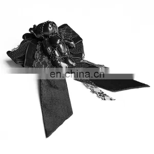 Pyon Pyon Gothic Lolita Black Teddy Bear Brooch LS-048 thumbnail-5