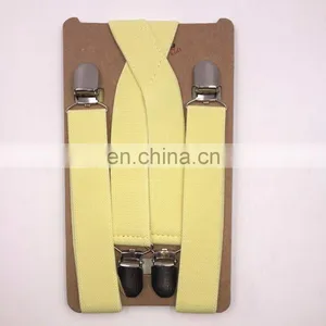 Wholesale Low MOQ Cheap 2.5cm Elastic Suspenders thumbnail-3