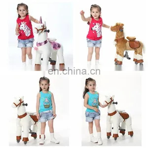 New Arrival!!!HI CE Animal Ride on Horse for Kids,ride on Animal With Wheels for Mall thumbnail-2