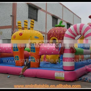 Top Selling Inflatable Combo Funcity Playground ,moonwalk Bouncer Castle for Sale thumbnail-3
