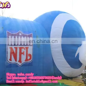 New Design Inflatable Football Helmet Tunnel for Advertising / Promotion C-190 thumbnail-4