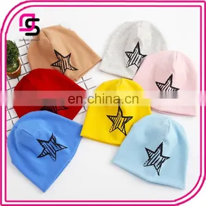 High Quality Fashion Printed Star Cotton Baby Hats&caps thumbnail-1