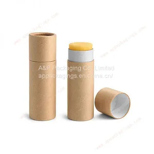 Custom Mini Eco Packaging Paper Empty Lip Balm Tube thumbnail-5