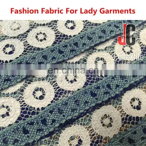 Shaoxing K62048 JC Textile Fashion Nylon/cotton/ Polyester Wholesale Lace Fabric Dubai thumbnail-2