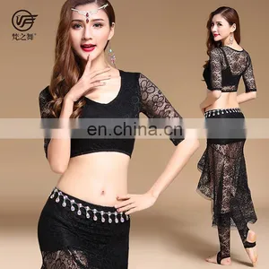 T-5186 Egyptian Adult Lace Practice Sexy Belly Dance Wear thumbnail-2