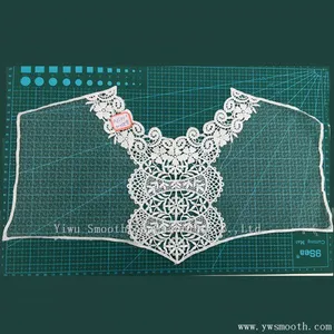 Cotton Crochet Necklace Embroidery Lace Collar Fabric Textile Clothes thumbnail-3