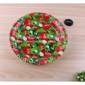 TX0319 PLASTIC LARGE SIZE ROUND PLATE CHEAP PLATE FOOD PLATE thumbnail-3
