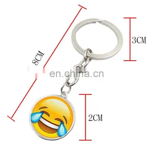 Emoji Expression Series Metal Keychain Manufacturers in China thumbnail-5