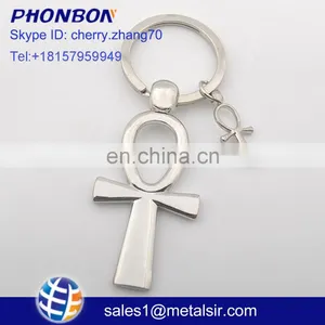 2017 Cheap Items to Sell Aibaba Com Metal Egypt Travel Cross Keychains Tourist Souvenir Key Chain thumbnail-1