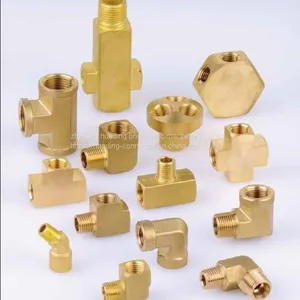 Brass Barstock Fittings ,square Tee ,cross ,elbow Air Connectors thumbnail-1