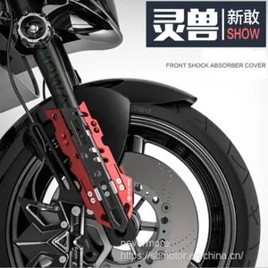 Spirit Beast Motorcycle Modified Front Shock Absorber Cover T6061 Alloy Cool Styling 2pcs/lot DR107 L5 thumbnail-1