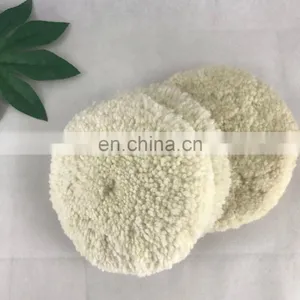 7 Inch 100% Wool Hook and Loop Polishing Pad Single Size and Double Size thumbnail-1