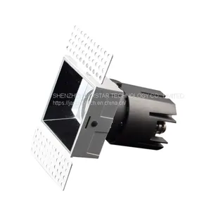 LED Hotel Downlight HTC Square Series LED Downlights Exporter Recessed Adjustable Led Downlight Price thumbnail-3