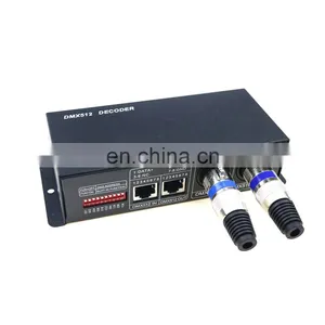 DC 12V-24V 3 Channel DMX 512 Decoder LED Controller for RGB 5050 3528 LED Strip Light thumbnail-6