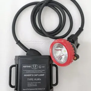 KL6Ex ATEX Certified Rechargeable LED Corded Miners Cap Lamp thumbnail-4