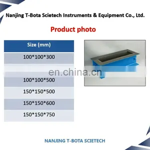 One Gang Two Parts 100mm Single Cube Mould thumbnail-1