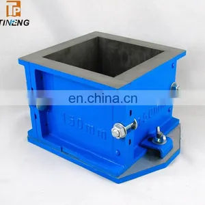 Four Parts Concrete Cast Iron Cube Mould thumbnail-1