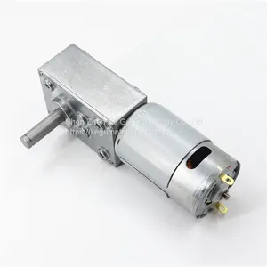 DC 12V 200RPM Turbo Worm Geared Motor, Permanent Magnet Reduction Motor With Self-Locking,for Paper Shredders/Copying Machines thumbnail-5