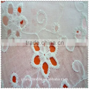 Embroiered Fabric for Wedding Dress thumbnail-2
