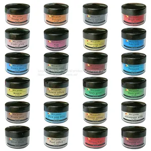 24 Color Pearlescent Mica Powder Pigment thumbnail-1