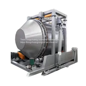 Rotary Furnace for Separating Aluminum Slag, Special for Large Aluminum Industry Plants, Oil-fired Gas Rotary Aluminum Melting Furnace thumbnail-1