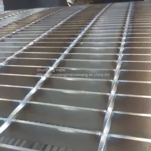 Hot Dip Galvanizing: Drainage Ditch Cover Plate of Car Wash Room; Hot Dip Galvanizing: Step Plate of Power Plant Platform; Plug-in Steel Grating thumbnail-3
