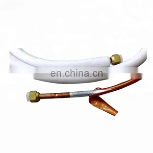 Kit d'installation de climatiseur, tuyau de connexion isolé en cuivre et aluminium de bonne qualité thumbnail-1