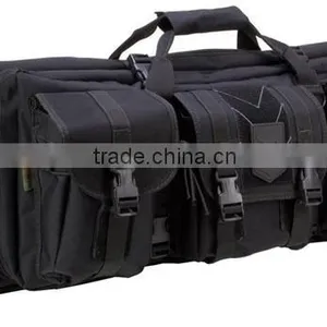 36 Double Rifle Case - 36" Padded Long Gun Case & Rifle Storage Backpack With Molle Pouches, Integrated Pistol Cases thumbnail-2
