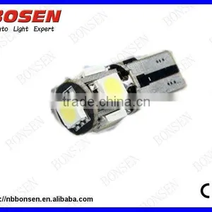 Samsung Chip Canbus Led Bulb W5W T10-5SMD-5252 thumbnail-1