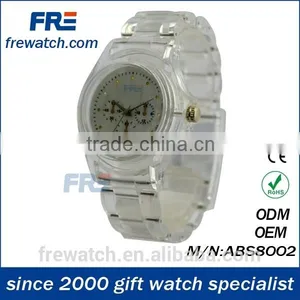 Fashion Popular Plastic Watch With Rotational Case Water Proofing Plastic Watch thumbnail-3