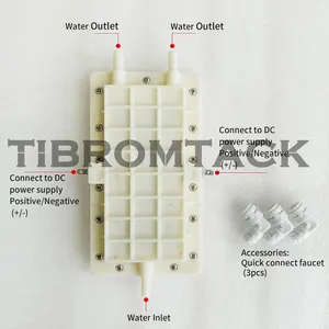 MO Titanium Electrolytic Cell for Hypochlorous Acid Generator - 3 Ru-Ir Anodes thumbnail-3