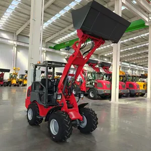 Chinese Snow Plow Wheel Loader HZM810 Small Loader Machine Machine Articulated thumbnail-1