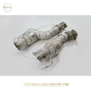 Exhaust Downpipe for BMW M5 G90/M6 F10 F06/F90 M5 M6/X2 35i/X3M X4M F97 F98 Stainless Steel Performance Upgrade Increase High-performance Auto Parts thumbnail-5