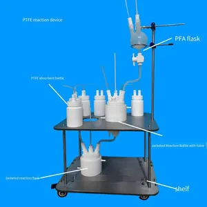 Double-layer Jacketed Reaction Kettle, Double-layer Thickened With Support, Customizable Reaction Device, Acid and Alkali Resistant Flask thumbnail-2