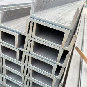 Steel Channel＆U Channel，Q235B, Q355B, S235JR, S355JR, SS400, A36, ST37-2, ST52-3 thumbnail-1