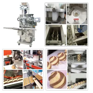 Commercial Fuzhou Fish Ball Production Line, Double-color Crab Roe Crystal Dumpling Stuffing and Shaping Machine, Crystal Dumpling Machine thumbnail-1